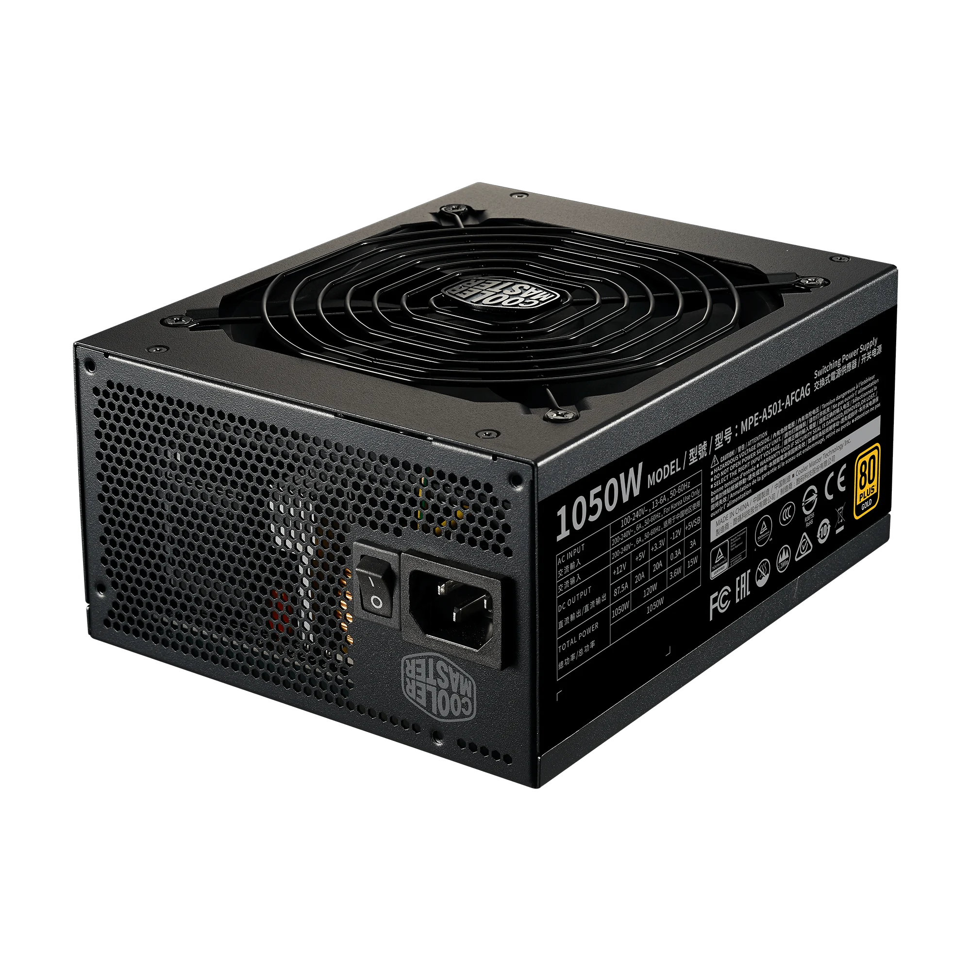 Cooler Master MWE Gold 1050 Watt V2 80 Plus Gold SMPS - Image 2