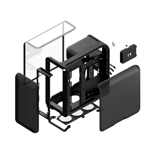 Hyte X50 ATX Mid-Tower Case - Pitch Black - Image 7
