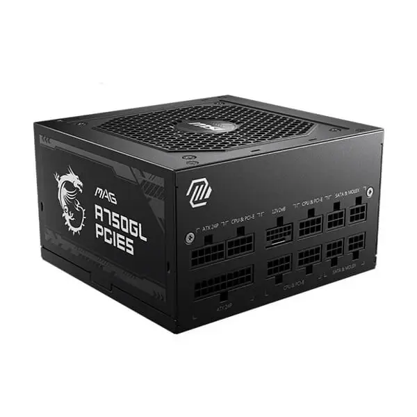 MSI MAG A750GL PCIE5 ATX 3.1 Fully Modular SMPS - Image 2