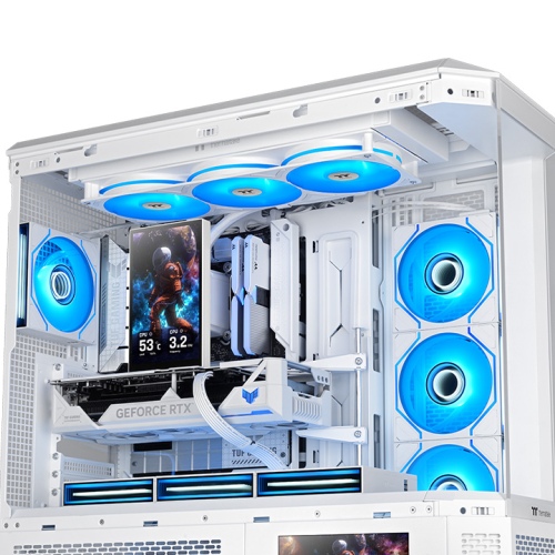 Thermaltake ST360 Ultra ARGB 360mm Liquid Cooler with 7 Inch LCD Display-White - Image 5