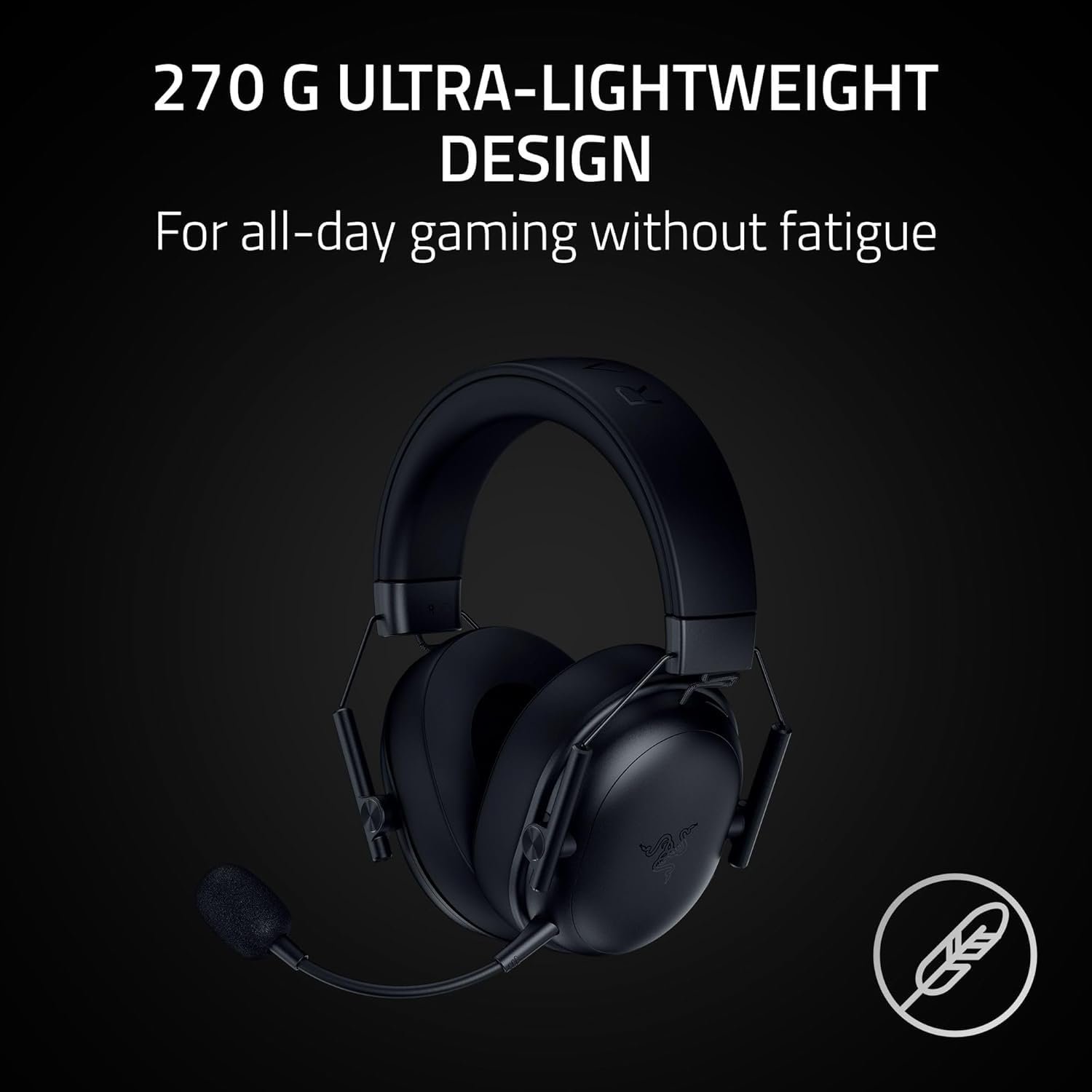 Razer BlackShark V3 X HyperSpeed Wireless E-Sports Headset Black - Image 8