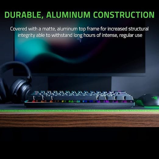 Razer Huntsman Mini Gaming Keyboard Clicky Optical Purple Switches (Black) - Image 4