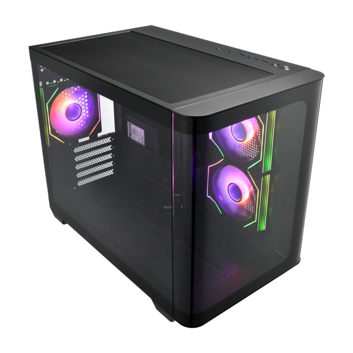 FSP S380 Mid Tower Gaming Cabinet-Black - Image 3