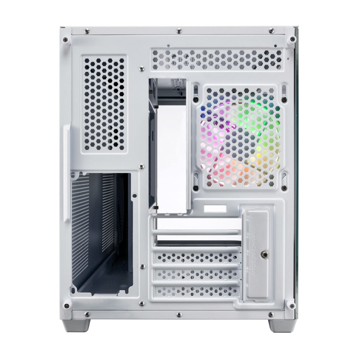 FSP S380 Mid Tower Gaming Cabinet-White - Image 2