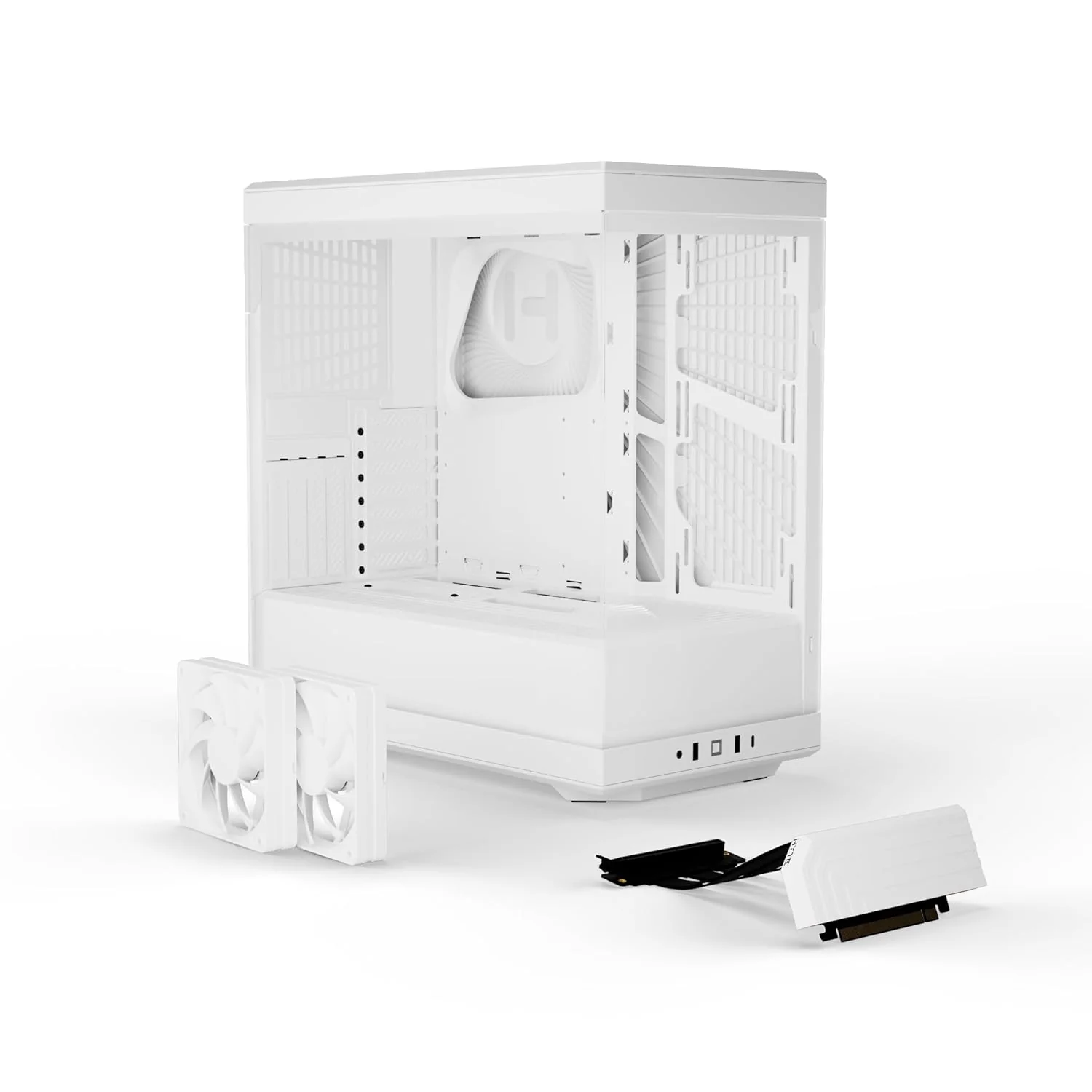 Hyte Y40 ATX Mid Tower Case-White - Image 5